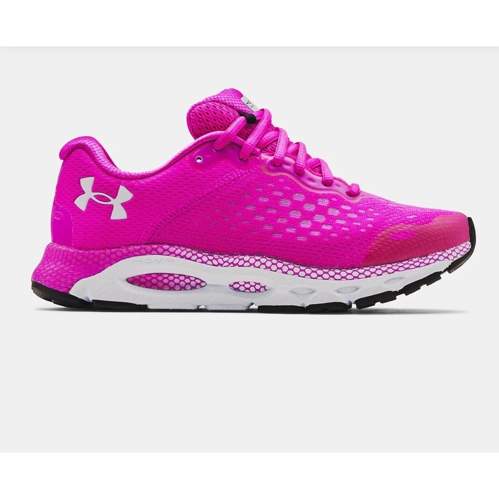 Under Armour HOVR Infinite 3 Womens Running Shoes Pink Bluetooth 3024417-600 12